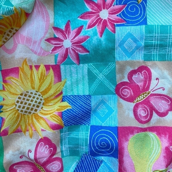 Koret Vintage 80s 90s Patchwork Print Windbreaker Zip Up Jacket - Picture 13 of 14